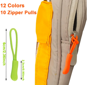 <span class=keywords><strong>Fermeture</strong></span> à glissière extracteur fin ajustement corde étiquette pince de remplacement boucle cassée fixateur cordon Zip onglet sac de voyage valise tente - Product Image 6