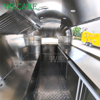 Wecare UL EEC DOT Remorque de restauration mobile professionnelle pour tacos, hot-dogs, café rapide, avec cuisine complète