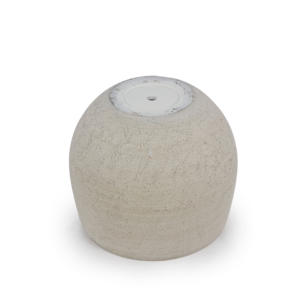 Pot de fleurs en céramique de style américain, écologique et durable, design bol beige moucheté pour jardin intérieur/extérieur, patio (lot) - Product Image 6