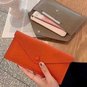 Fashion PU Leather Cash Envelope <b>Wallet</b> Travel Card Holder <b>Wallet</b> Stylish Gift Slim <b>Long</b> <b>Wallet</b> for Women - Product Image 1