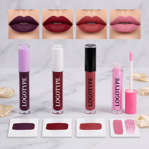 Fabricante de Lápiz Labial Líquido Mate para Mujer en Tonos Nude, Marrón, Rojo y Rosa, Resistente al Agua y de Larga Duración, Fábrica OEM ODM - Product Image 1