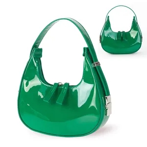 New arrival Women's Crescent shoulder Bag Hobo Handbags Moon underarm Bag Fashion Clutch Purses