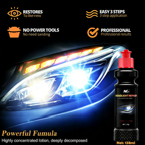 Limpiador de Faros de <span class=keywords><strong>Coche</strong></span> NIKELIANG, Suministro Directo de Fábrica, 138g 150ml, Gel para Eliminar la Oxidación del Vidrio de los Faros y Ventanas - Product Image 2