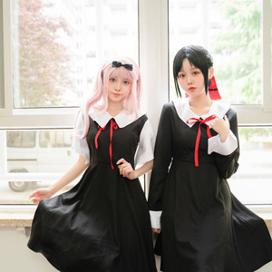 Costume de cosplay Kaguya Sama Love is War pour filles, uniforme avec longue jupe, costume <span class=keywords><strong>Fujiwara</strong></span> <span class=keywords><strong>Chika</strong></span> - Product Image 1