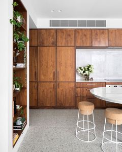 Gabinetes de cocina de diseño de melamina modernos de tipo europeo de gama alta con Isla - Product Image 2