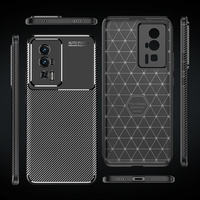 Pour l'étui Xiaomi, coque de protection antichoc en Fiber de carbone TPU pour téléphone portable