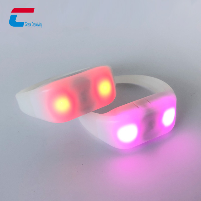 Secured Event NFC 13.56Mhz Waterproof Light Wristband Nfc Management Rfid Led Bracelets
