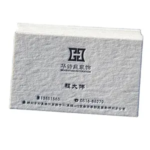 Custom Cheaper unique business card Letterpress Printing Soft Cotton White paper business cards