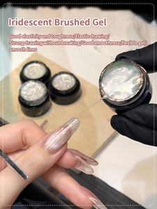 <span class=keywords><strong>Vernis</strong></span> à ongles gel métallique super brillant 5 ml, sans nettoyage, effet miroir argenté, <span class=keywords><strong>semi</strong></span>-<span class=keywords><strong>permanent</strong></span>, à retirer par trempage, pour nail art UV - Product Image 5