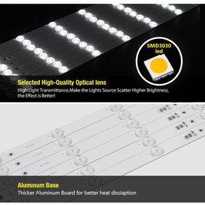 New Thin Backlight <b>Led</b> Strip 3030 Aluminum Backlit <b>Led</b> <b>Bar</b> 24V 3Led/pcs 6500K Backlight <b>Bar</b> For Advertising <b>Led</b> illuminated Sign - Product Image 6