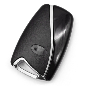 H-yundai 3 + 1 nút từ xa chìa khóa xe Vỏ Chìa Khóa trống trường hợp màu đen với logo với chìa khóa khẩn cấp - Product Image 2