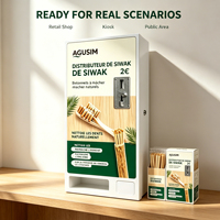Vente en gros 24h libre-service brosse à dents murale petits articles distributeur automatique pour boutique magasin hôtel