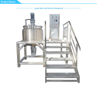 Réservoir de mélange en acier inoxydable Savon liquide Shampooing faisant la machine Mélangeur de liquide vaisselle avec agitateur