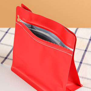 Sacs de café réutilisables de logo de couverture de couleur imprimés numériquement portables personnalisés avec la fermeture à glissière de valve - Product Image 3