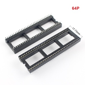 Nhúng Hàn lỗ vuông hẹp rộng <span class=keywords><strong>IC</strong></span> ổ cắm kết nối 28 32 42 48 52 56 64 <span class=keywords><strong>Pin</strong></span> <span class=keywords><strong>1.778mm</strong></span> <span class=keywords><strong>Pitch</strong></span> - Product Image 6