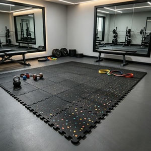 INOLP utilise les tapis de sol en caoutchouc, les revêtements de sol en caoutchouc et les dalles en caoutchouc pour les gymnases et les salles de sport. - Product Image 5