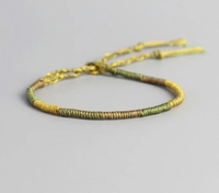 Nouveau Bracelet personnalisé en corde colorée Simple, Bracelets ethniques tissés à la main pour femmes