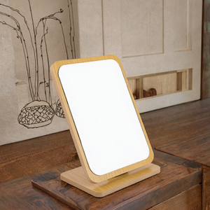 Bằng gỗ phong cách truyền thống Công Chúa gương Wall Mount Plug-in trang trí bền thân thiện với môi nhiều hình dạng thiết kế - Product Image 2