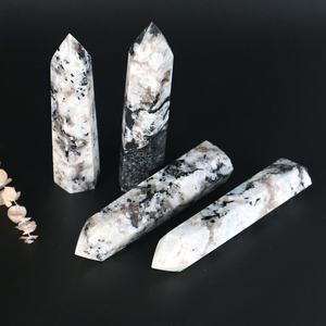 Factory Wholesale Natural <b>Crystal</b> Polished Towers Moonstone <b>Crystal</b> Point for Fengshui - Product Image 4
