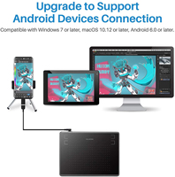 Ucuz fabrika fiyat HUION H430P animasyon dijital kalem grafik çizim profesyonel İmza Tablet