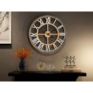Reloj de Pared Europeo Moderno con Diseño de <span class=keywords><strong>Mapa</strong></span> Creativo, Reloj de Pared Grande de Madera Artesanal, Reloj de Pared Contemporáneo para Colgar - Product Image 6