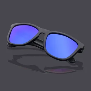 Usom óculos de sol anti-reflexo, óculos de sol com lente leve design itália pc tr90 polarizado neon uv400 cores mistas para homens e mulheres