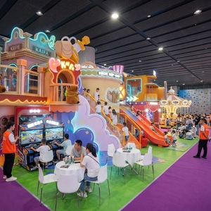 อุปกรณ์สนามเด็กเล่นในร่มสไตล์อินส์ โซนถ่ายรูปสวยงามน่ารักสำหรับร้านเฟรนช์ฟริชเช่ คาเฟ่ และร้านอาหารในร่ม - Product Image 1