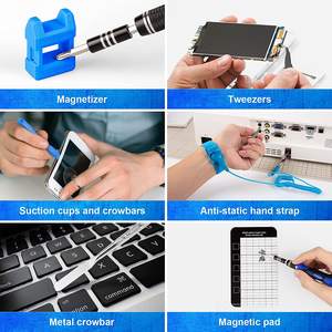 Workpro — jeu de tournevis de précision électronique 150 en 1, Kits d'outils de réparation avec Mini-tournevis magnétique et sac Oxford - Product Image 5