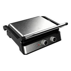 Griglia Elettrica a Contatto 2200W con Piastra Fissa, 2 Manopole, Antiaderente, Cool Touch, 180° - Offerta Speciale ° Piastra per Panini e Sandwich per Uso Domestico - Product Image 1