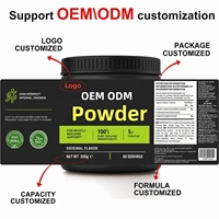 Poudre de créatine OEM ODM, protéines de lactosérum, collagène, BCAA, L-glutamine, bêta-alanine, L-citrulline, L-carnitine, inuline en poudre en conserve