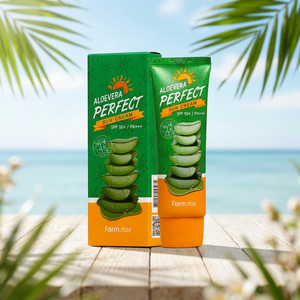 [ฟาร์มสเตย์] ครีมทาผิวอโลเวร่าเพอร์เฟกต์ซันครีมขนาด70กรัม (เซต50 + PA +++) - Product Image 2