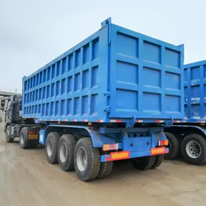 Tandem 3 4 Achsen 30 80 Tonnen hydraulischer Kipper Dump Sattel auflieger