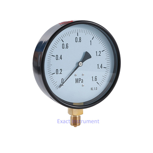 Vỏ Thép Màu Đen 63Mm Có Viền Các Bộ Phận Làm Ướt Bằng Đồng Thau Chân Không Đáy Và Áp Kế Cơ Học Tổng Hợp - Product Image 6