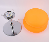 Lampe de table LED d'ambiance élégante au design hamburger, 3000K 4000K 6000K, avec contrôle par interrupteur, lampe de bureau style nordique, best-seller
