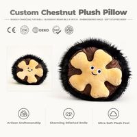 Coussin décoratif personnalisé en forme de fruit étoilé, en peluche, en coton, tissu super doux, unisexe, pour fêtes, OEM/ODM, marque privée, vente en gros