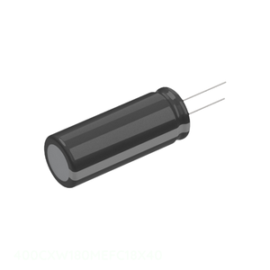 Condensateur à traversée de canal, 180 µF, aluminium, 180 µF, 20 %, 400 V, radial, 400CXW180MEFC18X40 - Product Image 1