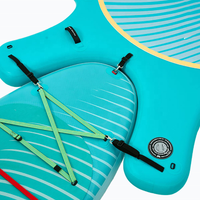 Plateforme flottante gonflable personnalisée pour yoga aquatique Aqua Marina Design, tapis flottant pour exercices de yoga aquatique en plein air
