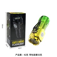 ABS USB IP65 Pas Cher Forte Pince À Stylo Magnétique En Plein Air Rechargeable Offre Spéciale Mini Lampe De Poche LED Forte Lumineuse Petite Torche Lumière