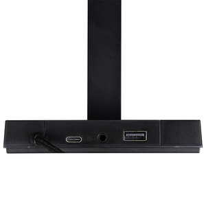 <span class=keywords><strong>Support</strong></span> pour <span class=keywords><strong>casque</strong></span> VCOM avec <span class=keywords><strong>audio</strong></span> stéréo 3,5 mm, hub USB 2 ports, hauteur 28 cm, 10 couleurs RGB - Product Image 5