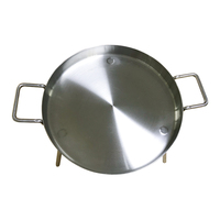 Wok en fonte robuste pour la construction, 40 cm, 50 cm, 60 cm, plaque chauffante et poêle à frire, adapté au barbecue en plein air, à la cuisine au feu de camp