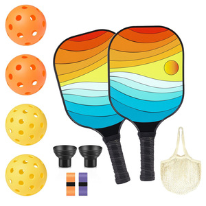 Juego de palas de pickleball con bolsa de transporte de nailon, mango antideslizante de fibra de vidrio de 43x21x8cm, entretenimiento al aire libre - Product Image 3