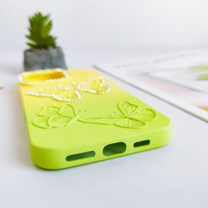 Bướm Kim Cương 3D Sang Trọng Long Lanh TPU Thiết Kế Mới <span class=keywords><strong>Silicone</strong></span> Bling Mềm Gradient Cô Gái Chống Sốc Màu Sắc Thời Trang Điện Thoại Di Động Trường Hợp - Product Image 6