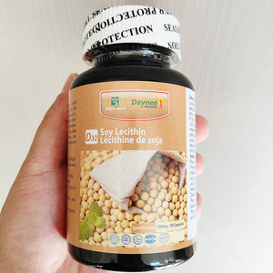 Cápsulas blandas de lecitina de soja, venta al por mayor, Etiqueta Privada, suplementos naturales para el cuidado de la salud, cápsulas de lecitina de 1000mg <span class=keywords><strong>OEM</strong></span> - Product Image 1
