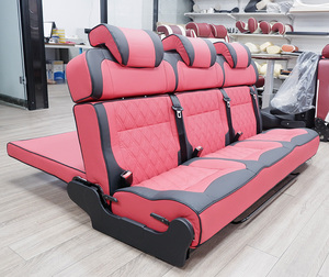 Asiento Cama Giratorio Reversible para Autocaravana, Función Convertible, Personalizable, 1 o 4 Asientos, Múltiples Opciones de Color, Cuero Impermeable para Autocaravana - Product Image 2