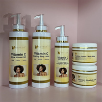Fabricant de lotion corporelle blanchissante en 5 jours sérum à la vitamine C double glutathion Savon crème pour le visage contre les points noirs Ensemble de soins blanchissants pour la peau