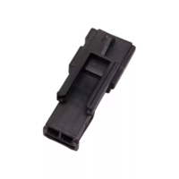 Conector de Enchufe para Arnés de Cableado Automotriz Doméstico de Latón 12V 10A de 2 Orificios con Carcasa Moldeada 1563190-1