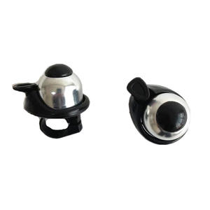 Sonnette de vélo de style européen en aluminium, son fort, noir et argent, accessoire de cyclisme pour VTT - Product Image 4