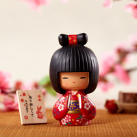 Figurine de fille japonaise personnalisée, figurine japonaise, poupée japonaise, décoration en résine, décorations Geisha