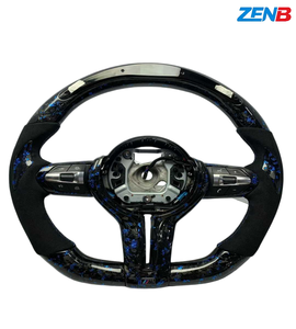 Volant en fibre <span class=keywords><strong>de</strong></span> carbone personnalisé pour BMW séries 2, 3, 4, 5, 6 G20, <span class=keywords><strong>G29</strong></span>, G22, G26, G30, G31, G01, G02, G05, G80 2018-2022 - Product Image 4