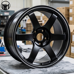 Rines de Aleación Maxtera Forged Custom <span class=keywords><strong>TE37</strong></span> Saga S-Plus para Autos GTR Supra Civic Type R BRZ WRX STI BMW M2 M3 M4 Audi Golf - Product Image 5